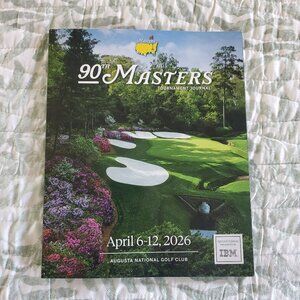 90th Masters Tournament Journal April 6-12, 2026 Augusta Special Edition No UPC